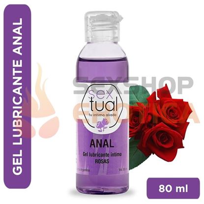 Gel lubricante con aroma a rosas